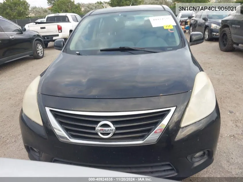 2012 Nissan Versa 1.6 Sv VIN: 3N1CN7AP4CL906021 Lot: 40924535