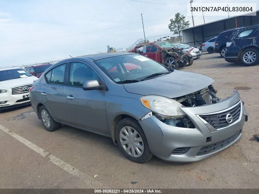 2013 Nissan Versa 1.6 Sv VIN: 3N1CN7AP4DL830804 Lot: 39262221