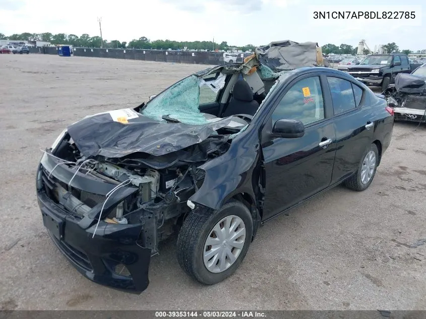 3N1CN7AP8DL822785 2013 Nissan Versa 1.6 Sv