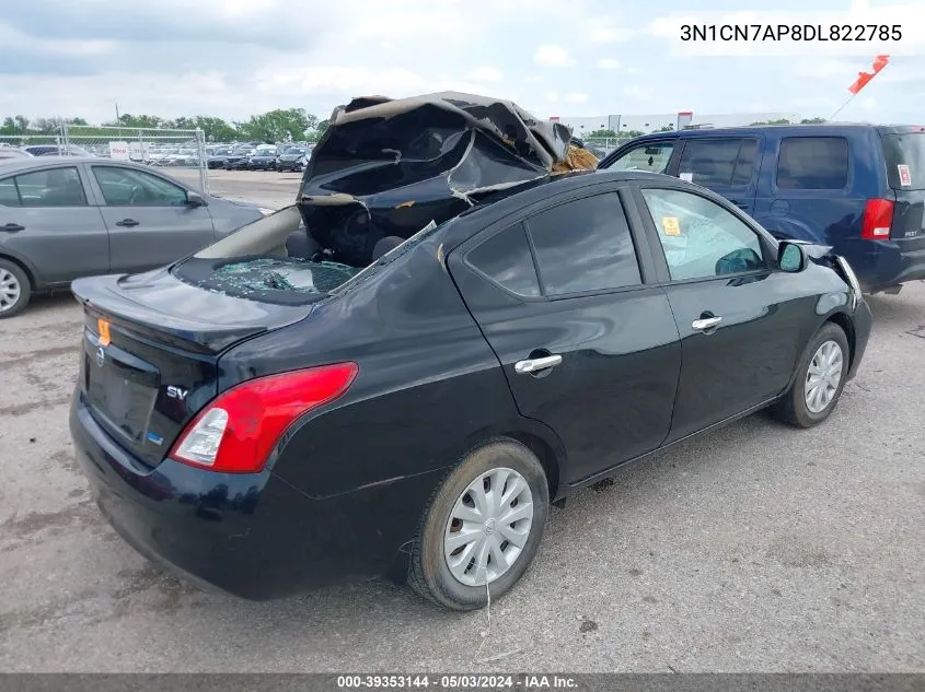 3N1CN7AP8DL822785 2013 Nissan Versa 1.6 Sv