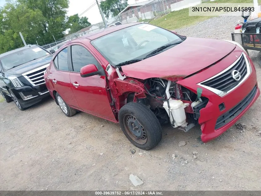 2013 Nissan Versa 1.6 Sv VIN: 3N1CN7AP5DL845893 Lot: 39639752