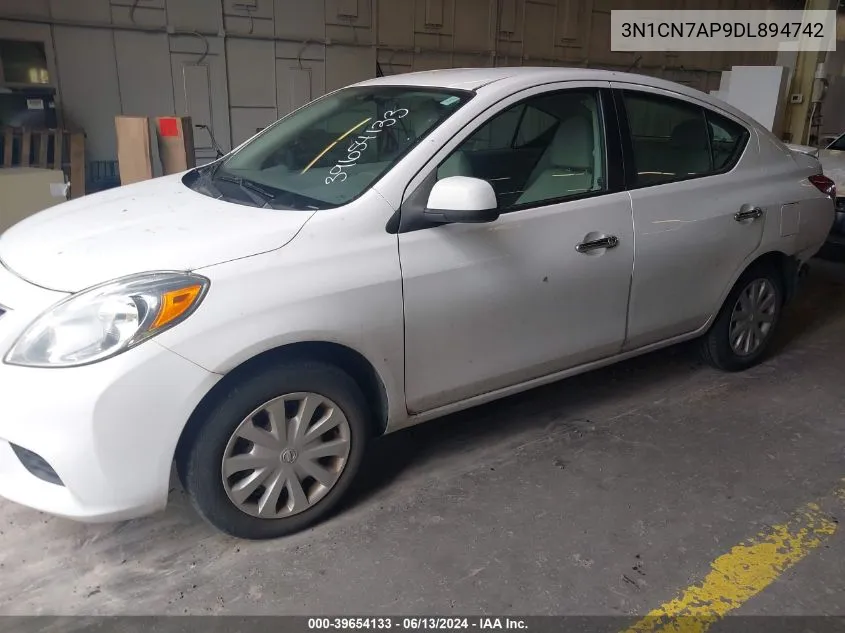 3N1CN7AP9DL894742 2013 Nissan Versa 1.6 Sv