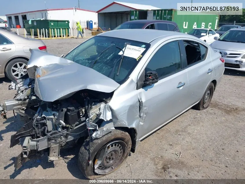 3N1CN7AP6DL875193 2013 Nissan Versa 1.6 Sv