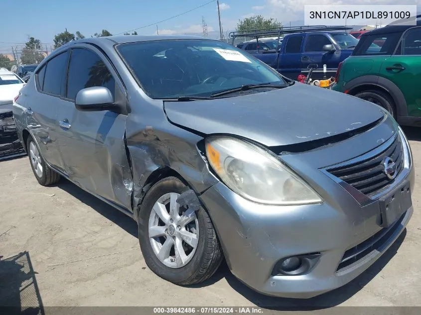 2013 Nissan Versa 1.6 Sl VIN: 3N1CN7AP1DL891009 Lot: 39842486