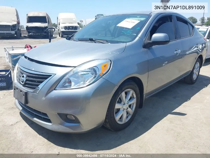 2013 Nissan Versa 1.6 Sl VIN: 3N1CN7AP1DL891009 Lot: 39842486