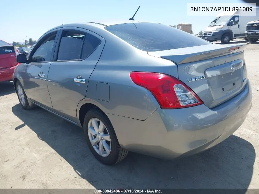 3N1CN7AP1DL891009 2013 Nissan Versa 1.6 Sl