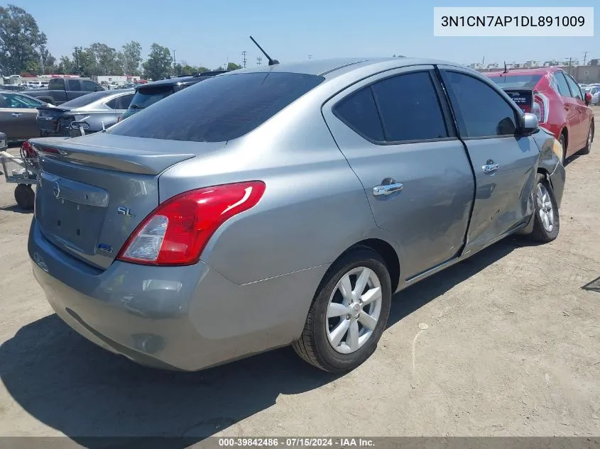 2013 Nissan Versa 1.6 Sl VIN: 3N1CN7AP1DL891009 Lot: 39842486