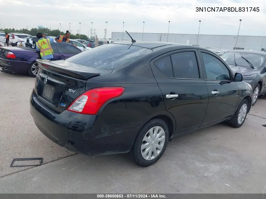 3N1CN7AP8DL831745 2013 Nissan Versa 1.6 Sv