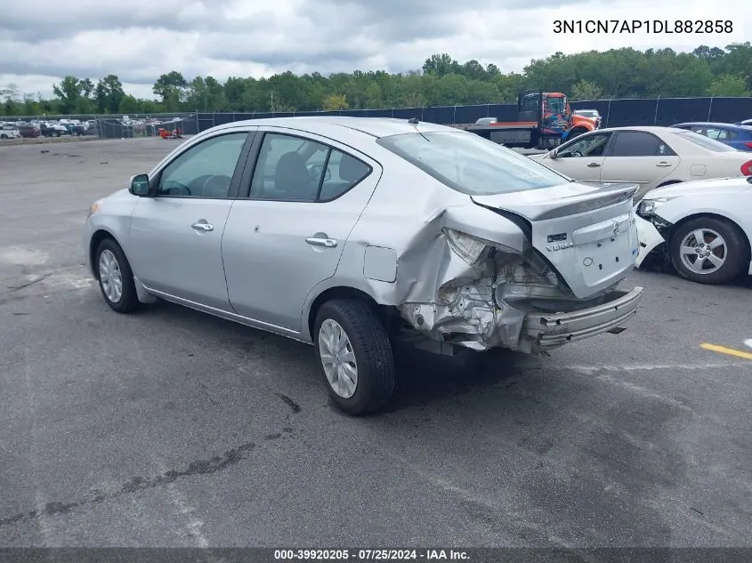 2013 Nissan Versa 1.6 Sv VIN: 3N1CN7AP1DL882858 Lot: 39920205