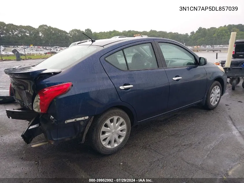 3N1CN7AP5DL857039 2013 Nissan Versa 1.6 Sv