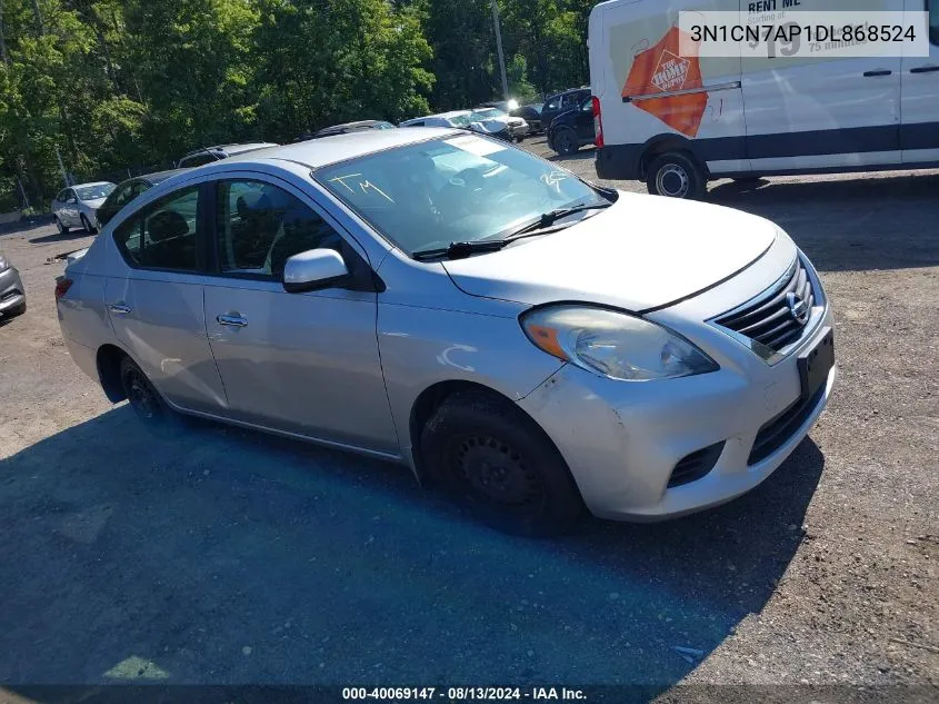 2013 Nissan Versa 1.6 Sv VIN: 3N1CN7AP1DL868524 Lot: 40069147