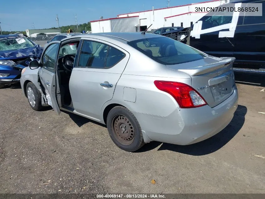 2013 Nissan Versa 1.6 Sv VIN: 3N1CN7AP1DL868524 Lot: 40069147