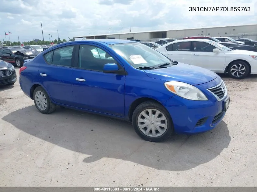 2013 Nissan Versa 1.6 Sv VIN: 3N1CN7AP7DL859763 Lot: 40115383