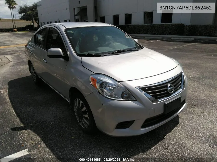 3N1CN7AP5DL862452 2013 Nissan Versa 1.6 Sv