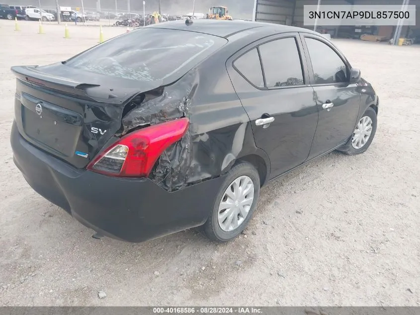 2013 Nissan Versa 1.6 Sv VIN: 3N1CN7AP9DL857500 Lot: 40168586