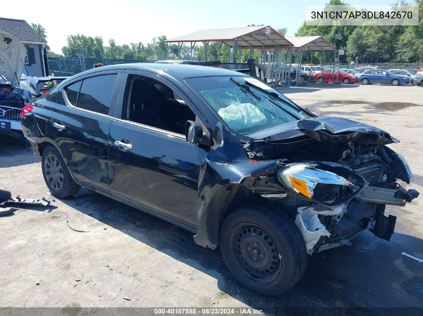 3N1CN7AP3DL842670 2013 Nissan Versa 1.6 Sv