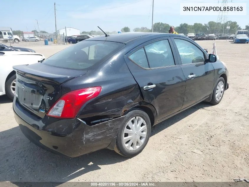 3N1CN7AP0DL858163 2013 Nissan Versa 1.6 Sv