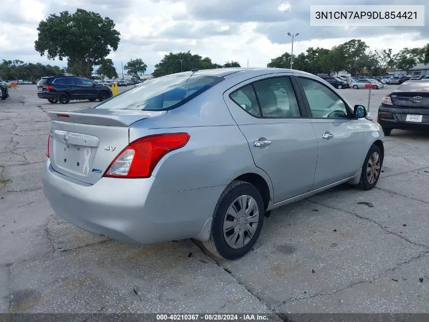 2013 Nissan Versa 1.6 Sv VIN: 3N1CN7AP9DL854421 Lot: 40210367