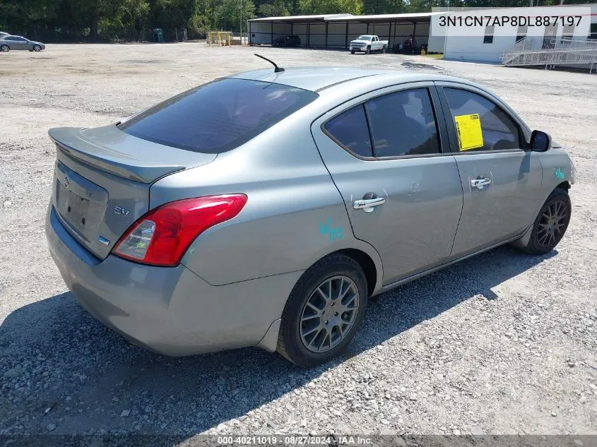 3N1CN7AP8DL887197 2013 Nissan Versa 1.6 Sv