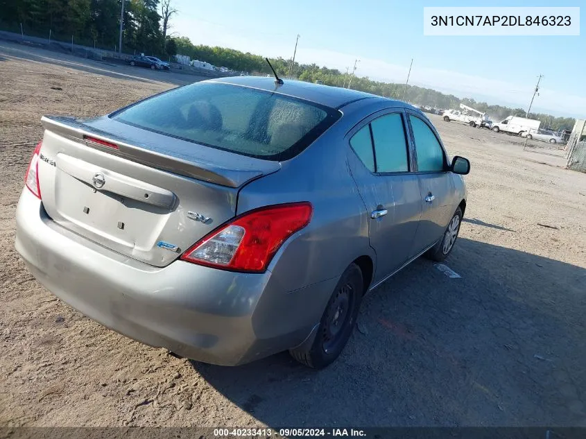 2013 Nissan Versa S/S Plus/Sv/Sl VIN: 3N1CN7AP2DL846323 Lot: 40233413