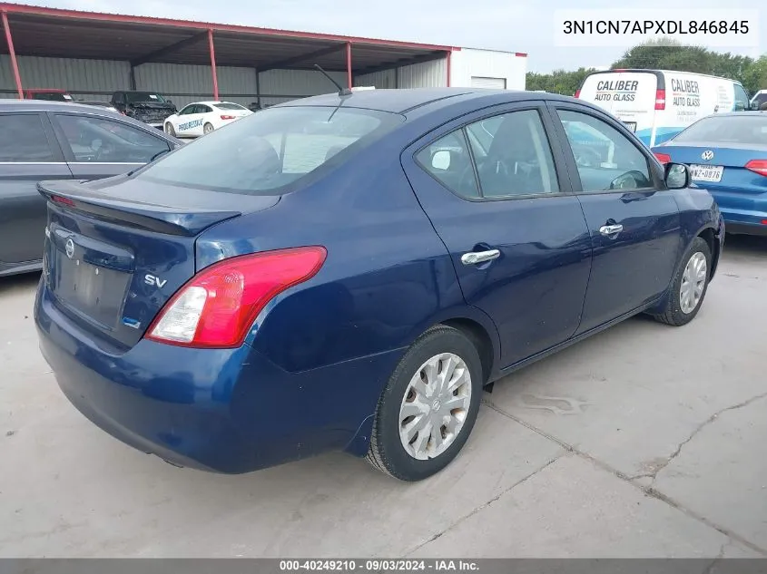 2013 Nissan Versa 1.6 Sv VIN: 3N1CN7APXDL846845 Lot: 40249210