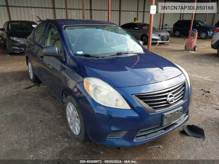 2013 Nissan Versa S/S Plus/Sv/Sl VIN: 3N1CN7AP3DL850168 Lot: 40269972