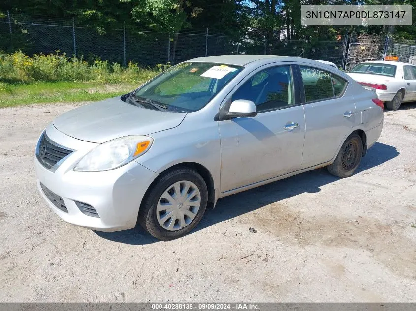 2013 Nissan Versa 1.6 Sv VIN: 3N1CN7AP0DL873147 Lot: 40288139