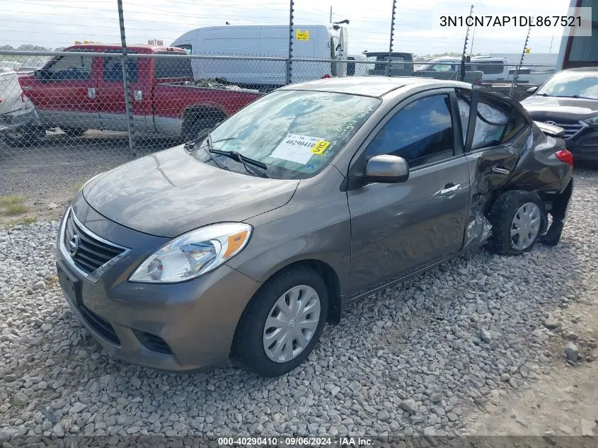 3N1CN7AP1DL867521 2013 Nissan Versa 1.6 Sv