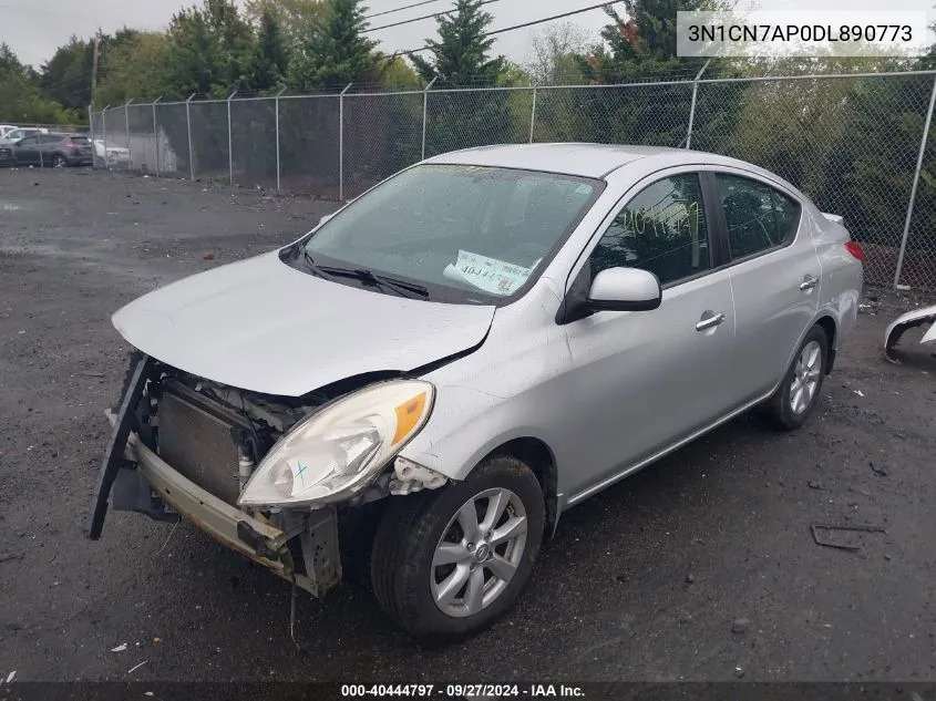 2013 Nissan Versa 1.6 Sl VIN: 3N1CN7AP0DL890773 Lot: 40444797