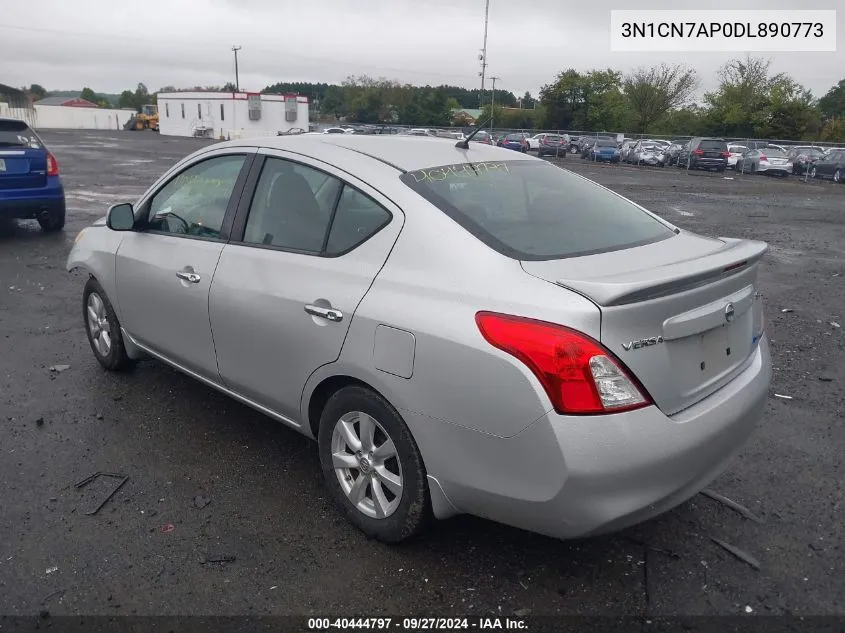 2013 Nissan Versa 1.6 Sl VIN: 3N1CN7AP0DL890773 Lot: 40444797