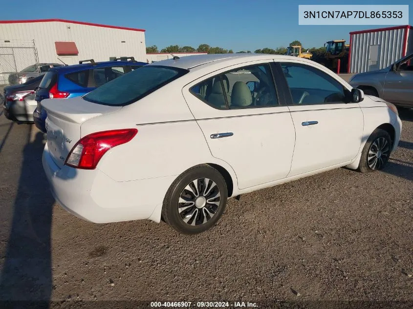 3N1CN7AP7DL865353 2013 Nissan Versa S/S Plus/Sv/Sl