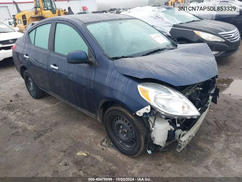 2013 Nissan Versa 1.6 Sv VIN: 3N1CN7AP5DL853329 Lot: 40479599