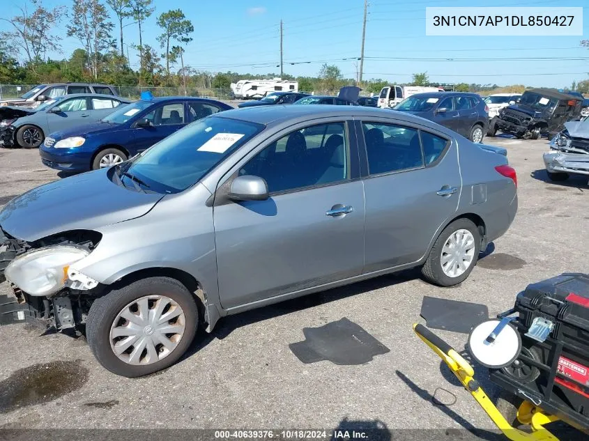 2013 Nissan Versa 1.6 Sv VIN: 3N1CN7AP1DL850427 Lot: 40639376