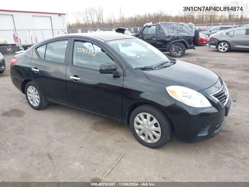 2013 Nissan Versa 1.6 Sv VIN: 3N1CN7AP4DL894874 Lot: 40763387