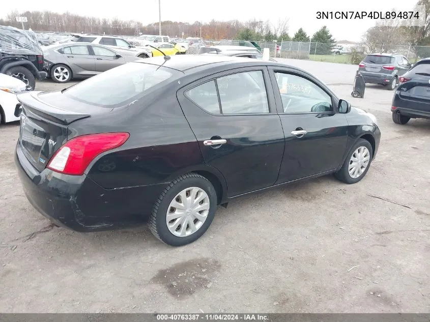 2013 Nissan Versa 1.6 Sv VIN: 3N1CN7AP4DL894874 Lot: 40763387