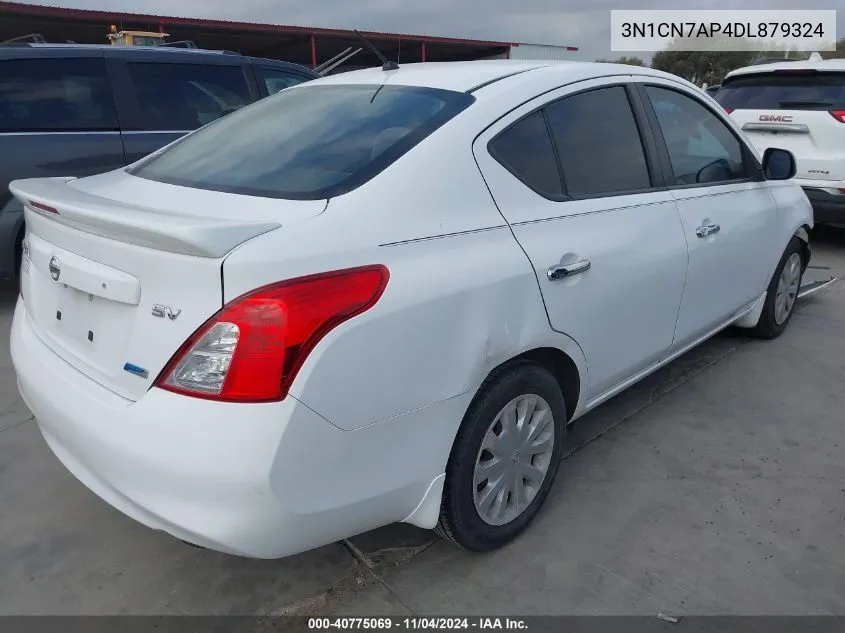 2013 Nissan Versa S/S Plus/Sv/Sl VIN: 3N1CN7AP4DL879324 Lot: 40775069