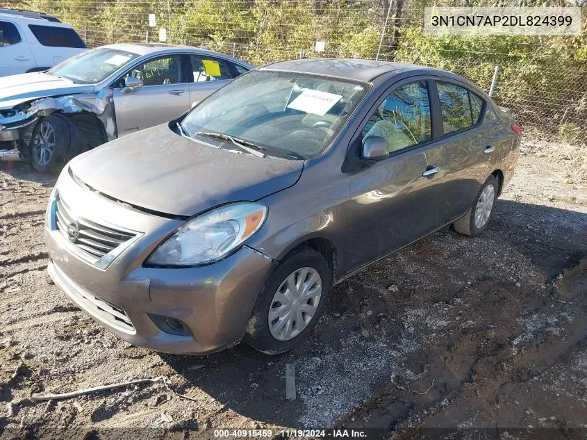 2013 Nissan Versa 1.6 Sv VIN: 3N1CN7AP2DL824399 Lot: 40915459