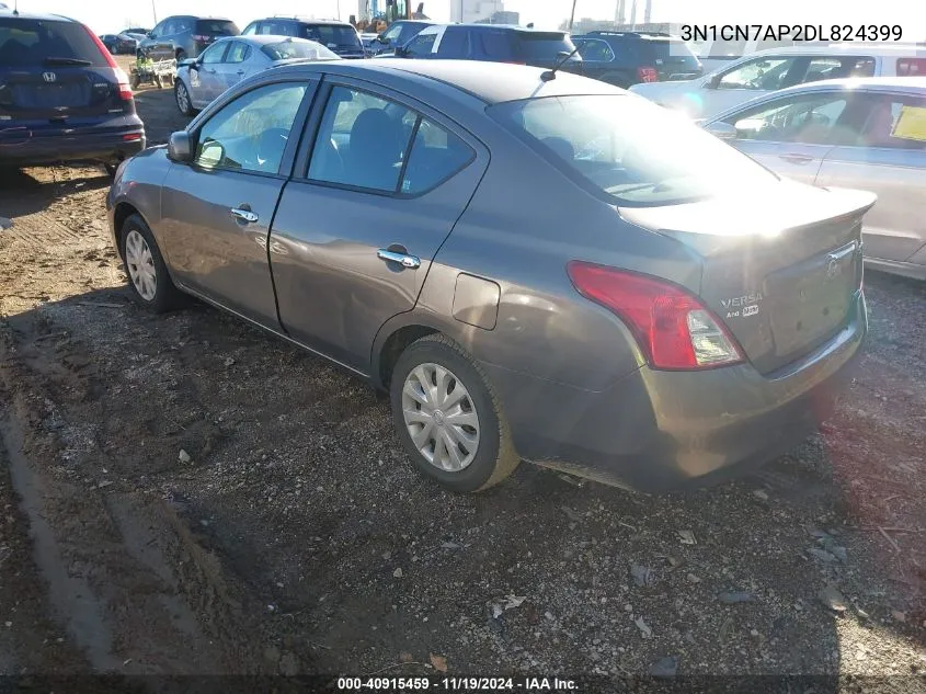 2013 Nissan Versa 1.6 Sv VIN: 3N1CN7AP2DL824399 Lot: 40915459