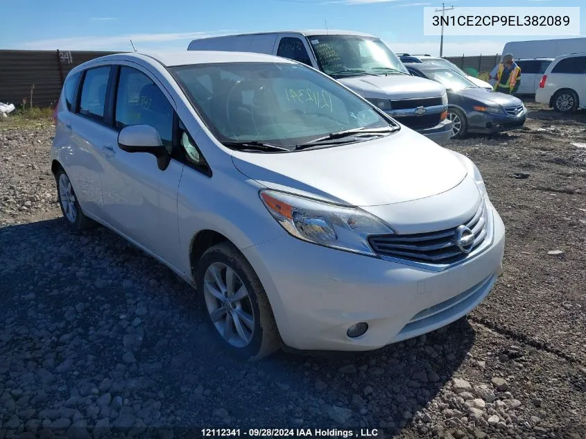 2014 Nissan Versa Note VIN: 3N1CE2CP9EL382089 Lot: 12112341