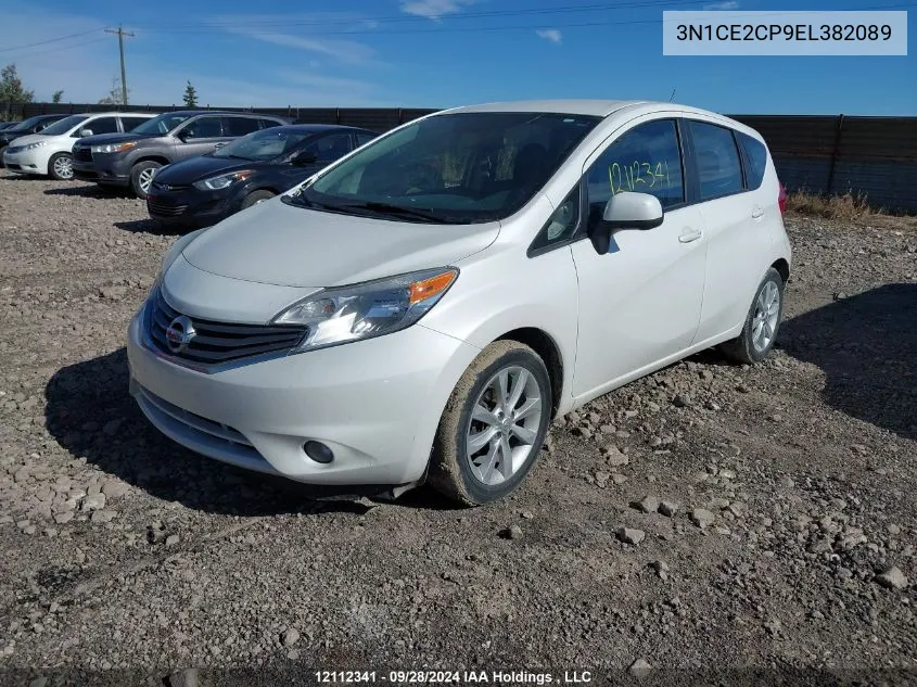 2014 Nissan Versa Note VIN: 3N1CE2CP9EL382089 Lot: 12112341