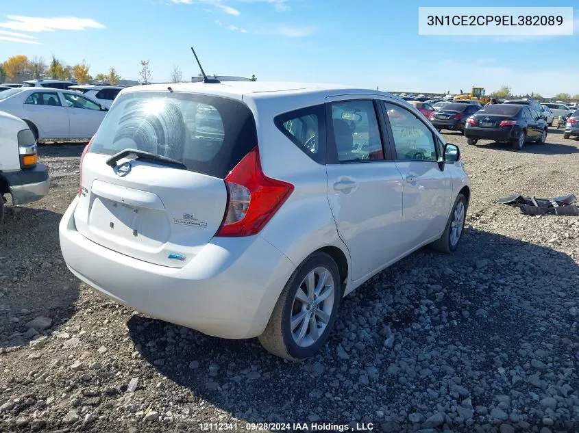 2014 Nissan Versa Note VIN: 3N1CE2CP9EL382089 Lot: 12112341