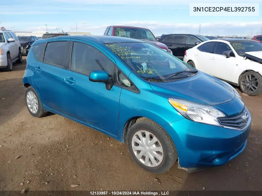 3N1CE2CP4EL392755 2014 Nissan Versa Note