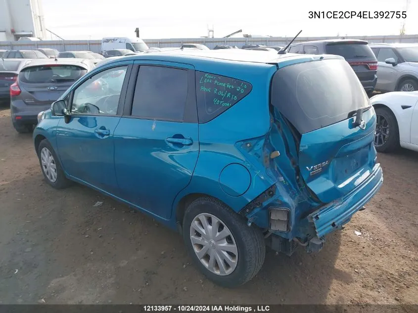 3N1CE2CP4EL392755 2014 Nissan Versa Note