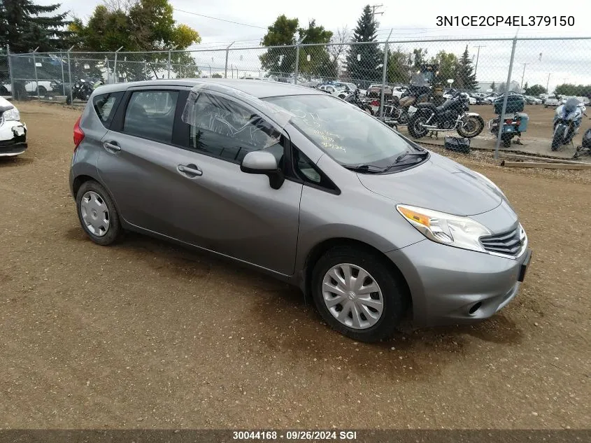 2014 Nissan Versa Note S/S Plus/Sv/Sl VIN: 3N1CE2CP4EL379150 Lot: 30044168