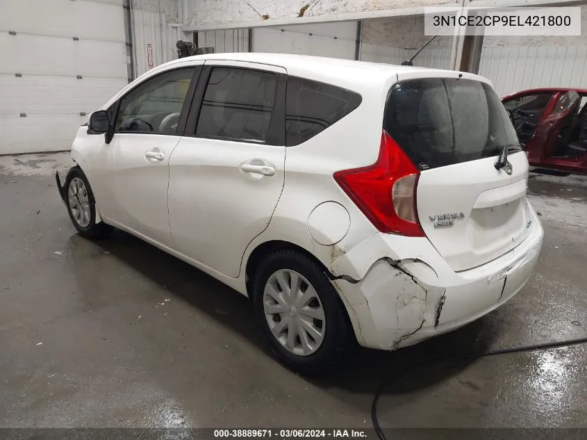 2014 Nissan Versa Note S (Sr)/S Plus/Sv VIN: 3N1CE2CP9EL421800 Lot: 38889671