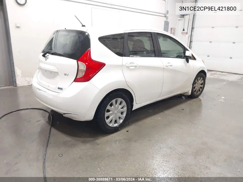 2014 Nissan Versa Note S (Sr)/S Plus/Sv VIN: 3N1CE2CP9EL421800 Lot: 38889671