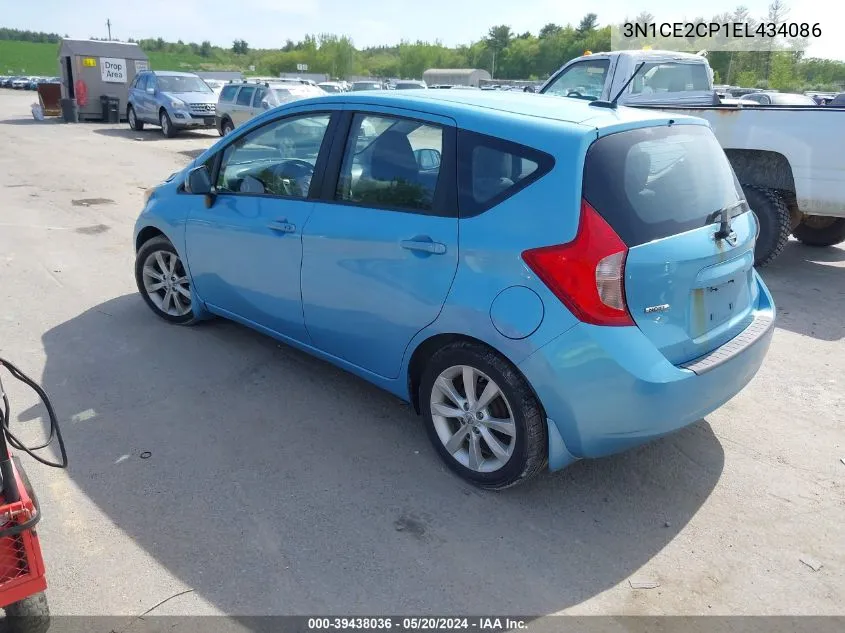 3N1CE2CP1EL434086 2014 Nissan Versa Note Sv