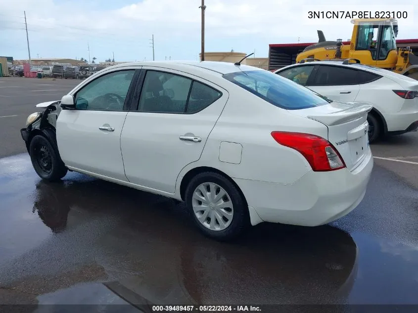 3N1CN7AP8EL823100 2014 Nissan Versa 1.6 Sv