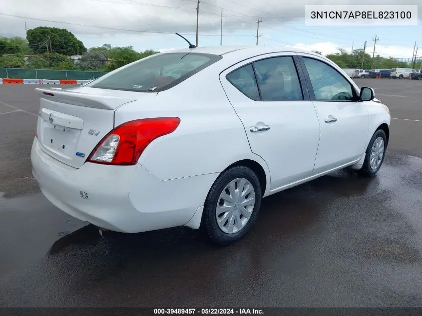 3N1CN7AP8EL823100 2014 Nissan Versa 1.6 Sv