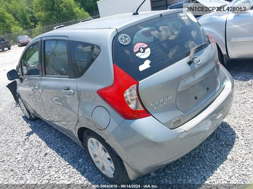 2014 Nissan Versa Note Sv VIN: 3N1CE2CP3EL428063 Lot: 39643810